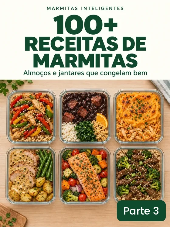 Capa Parte 3 — 100+ Receitas de Marmitas