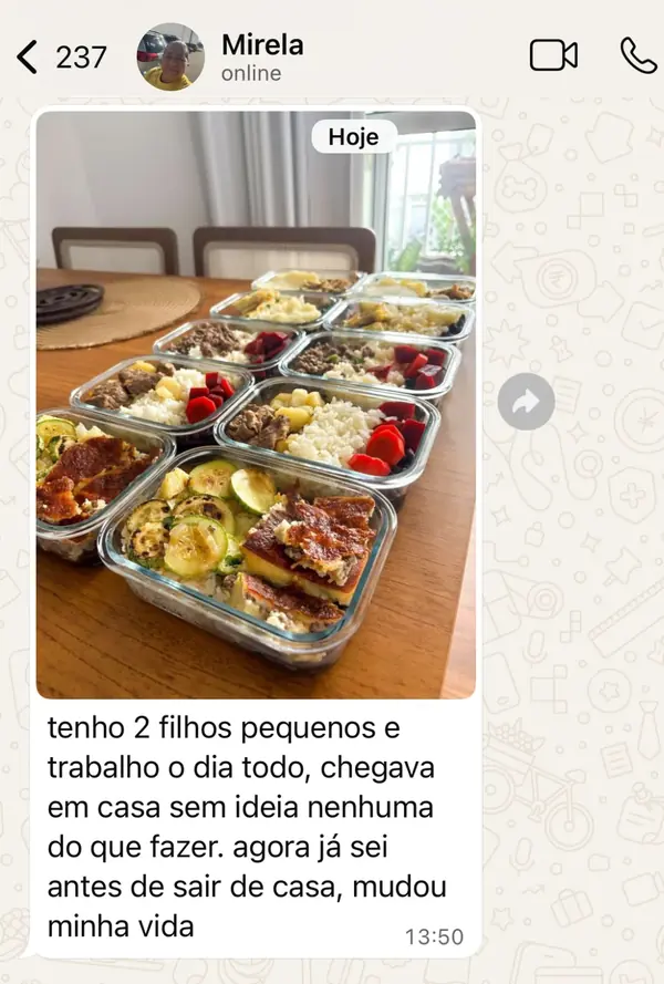 Mirela: tenho 2 filhos pequenos e trabalho o dia todo, mudou minha vida