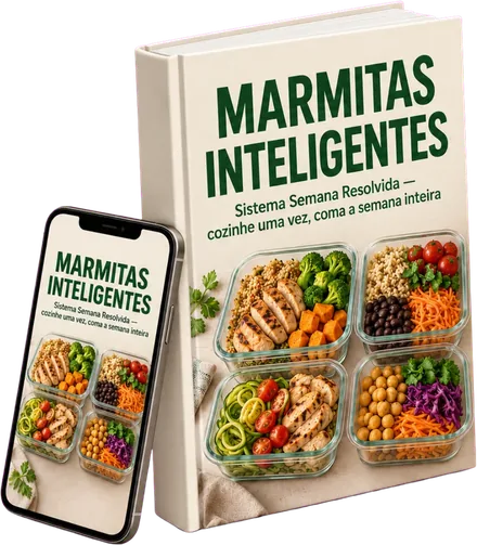 Livro Digital Marmitas Inteligentes no livro e no celular